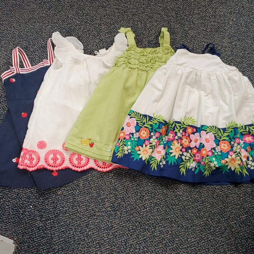 4 Summer Dresses Gymboree Gap 18-24m